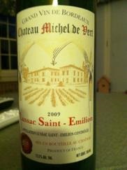 Chateaux Michel de Vert 2009